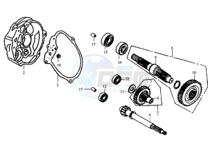 SUPER FANCY - 50 cc drawing GEAR GROUP