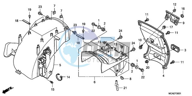 REAR FENDER (PREMIUM AUDI O)