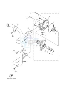 MTN-1000D MT-10 SP MT-10 SP (BW84) drawing WATER PUMP