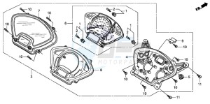 FES150 125 PANTHEON drawing SPEEDOMETER (FES1253-5)(FES1503-5)