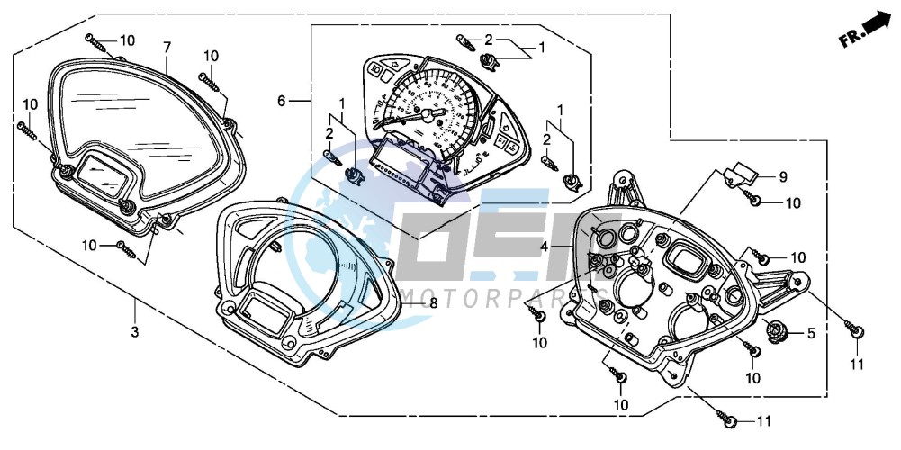 SPEEDOMETER (FES1253-5)(FES1503-5)