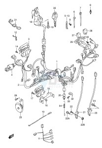 GSX-R600 (E2) drawing WIRING HARNESS (MODEL V W X)