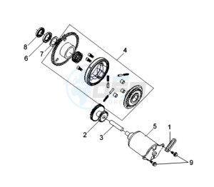 VS125S drawing STARTER / STARTER CLUTCH