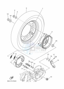 YP125R-DA XMAX 125 TECH MAX (BGU3) drawing RADIATOR & HOSE