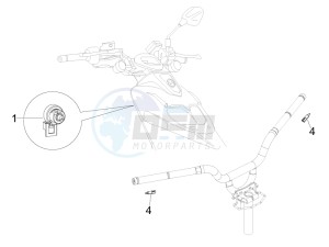 Stalker 50 Naked (UK) UK drawing Selectors - Switches - Buttons