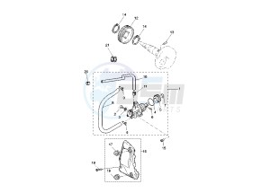 YQ AEROX 50 drawing OIL PUMP