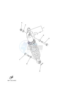 YFZ450R YFZ450RB (18PK 18PL) drawing REAR SUSPENSION