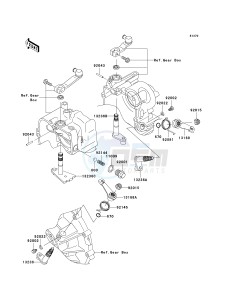 KAF 620 M [MULE 4010 4X4] (M9F) MAF drawing GEAR CHANGE MECHANISM