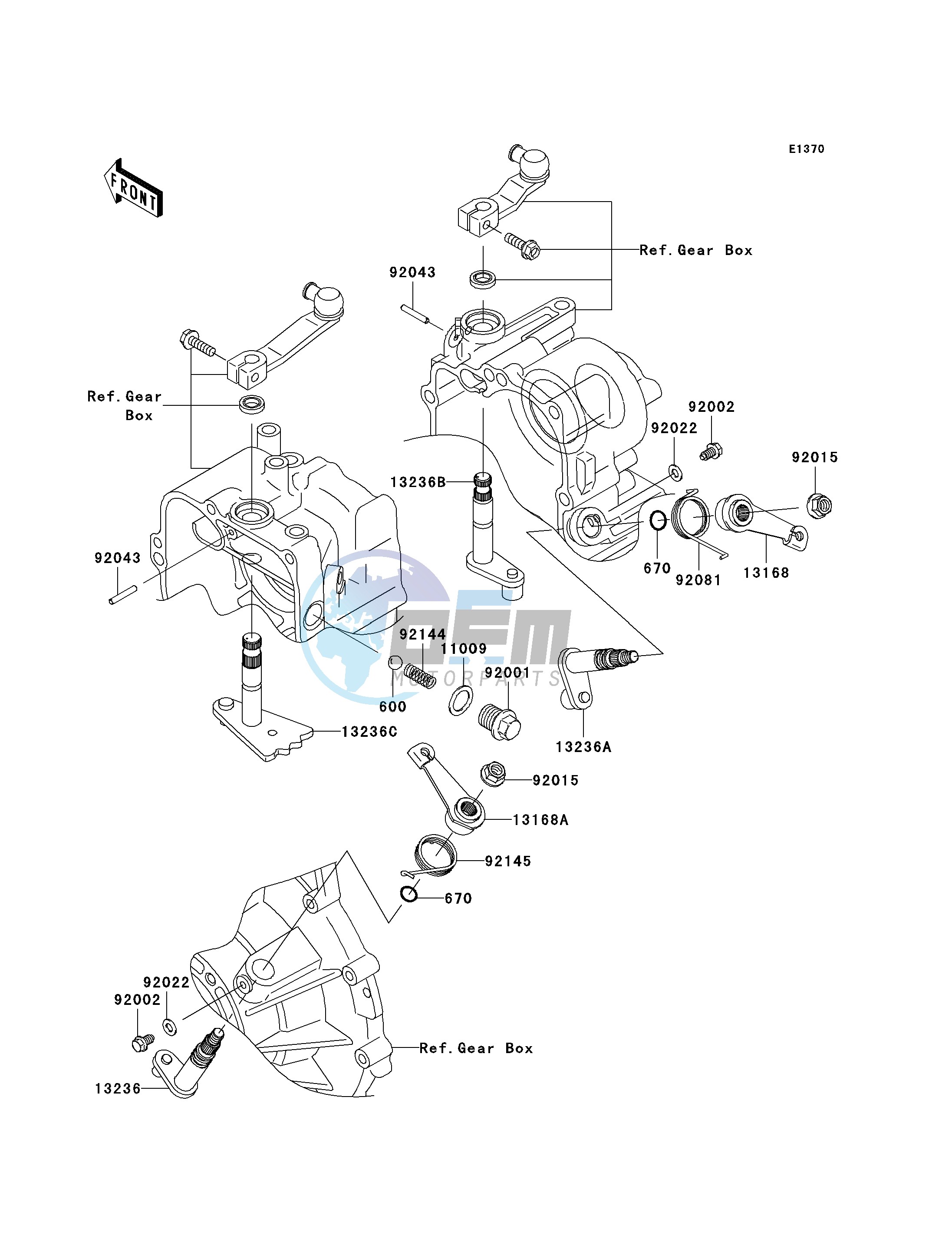 GEAR CHANGE MECHANISM