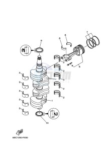 F80CEDL drawing CRANKSHAFT--PISTON