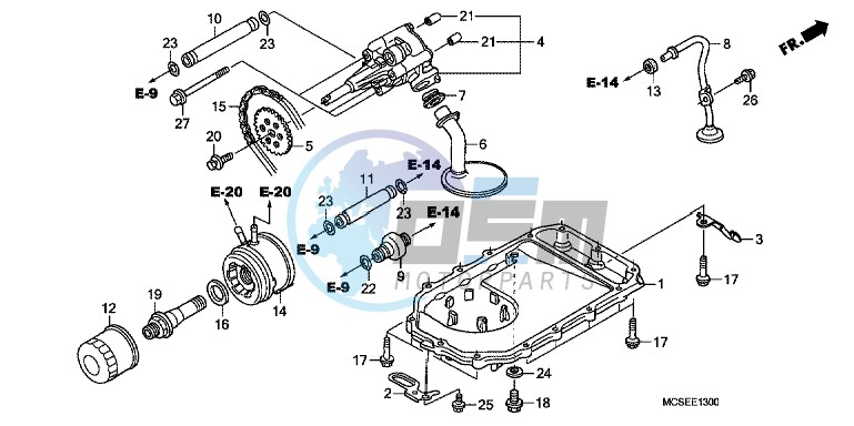 OIL PUMP/OIL PAN