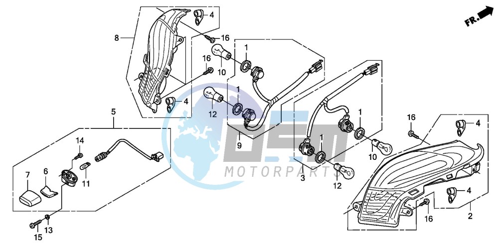 REAR COMBINATION LIGHT (FES1257/A7)(FES1507/A7)