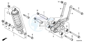 NC700SDE NC700SD 2ED - (2ED) drawing REAR CUSHION