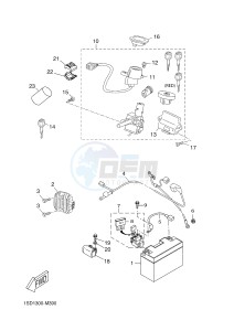 YP400R X-MAX 400 (1SD5 1SD5 1SD5 1SD5) drawing ELECTRICAL 1