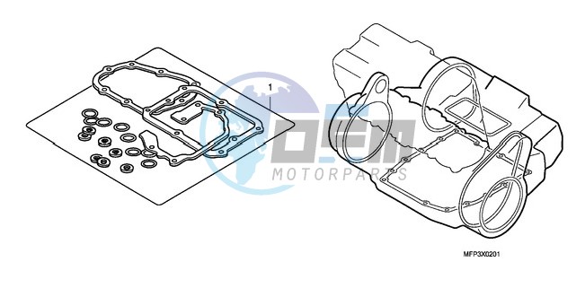 GASKET KIT B (CB13009/S9/A9/SA9)