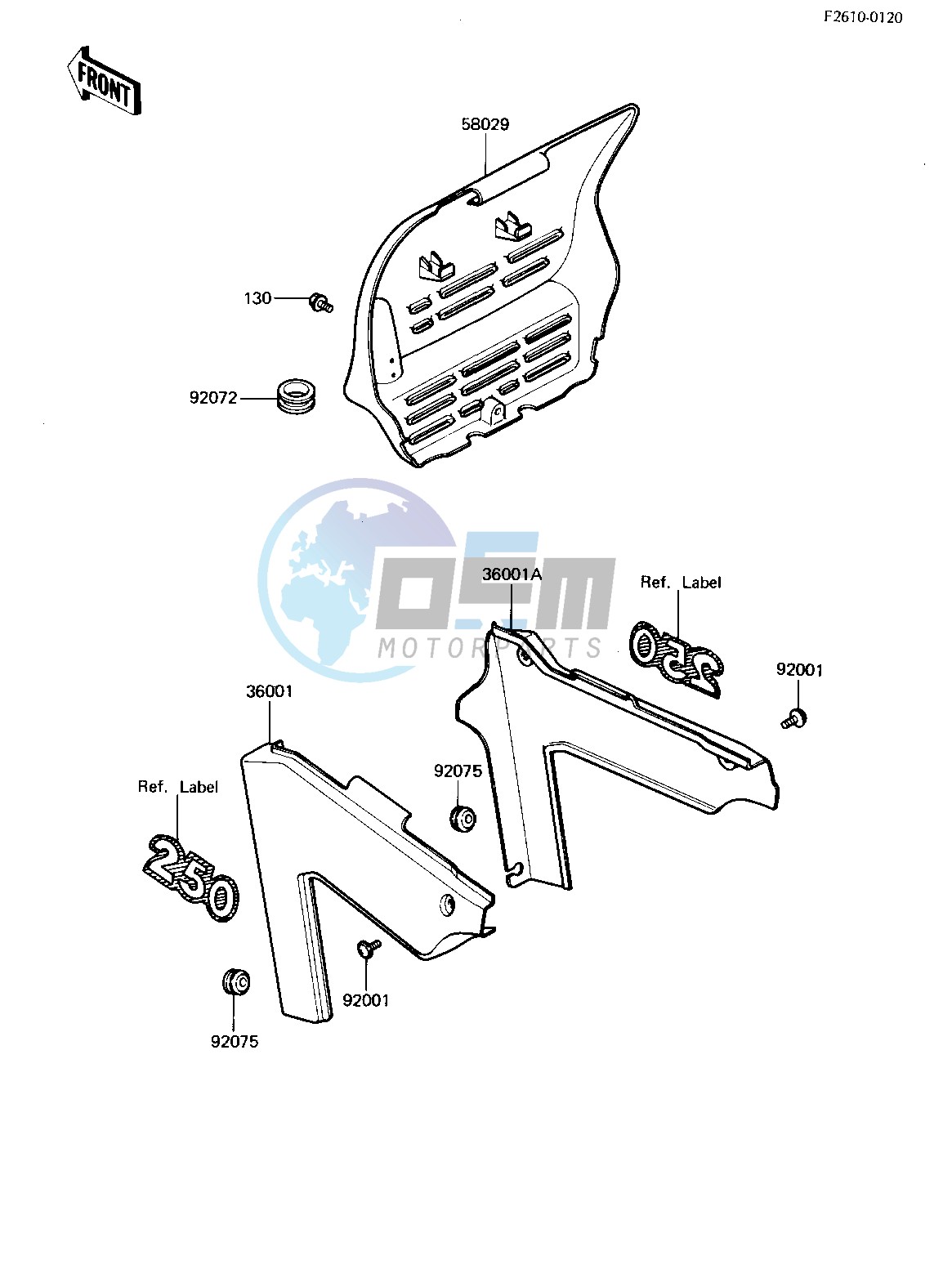 NUMBER PLATE_SIDE COVERS