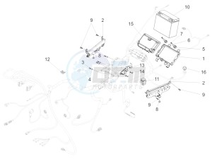 Audace 1400 Carbon 1380 (NAFTA) drawing Rear electrical system