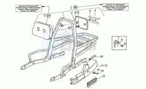 California 1100 drawing Luggage rack