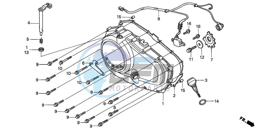 RIGHT CRANKCASE COVER