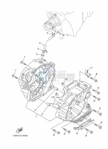 YB125 (2CSA) drawing CRANKCASE