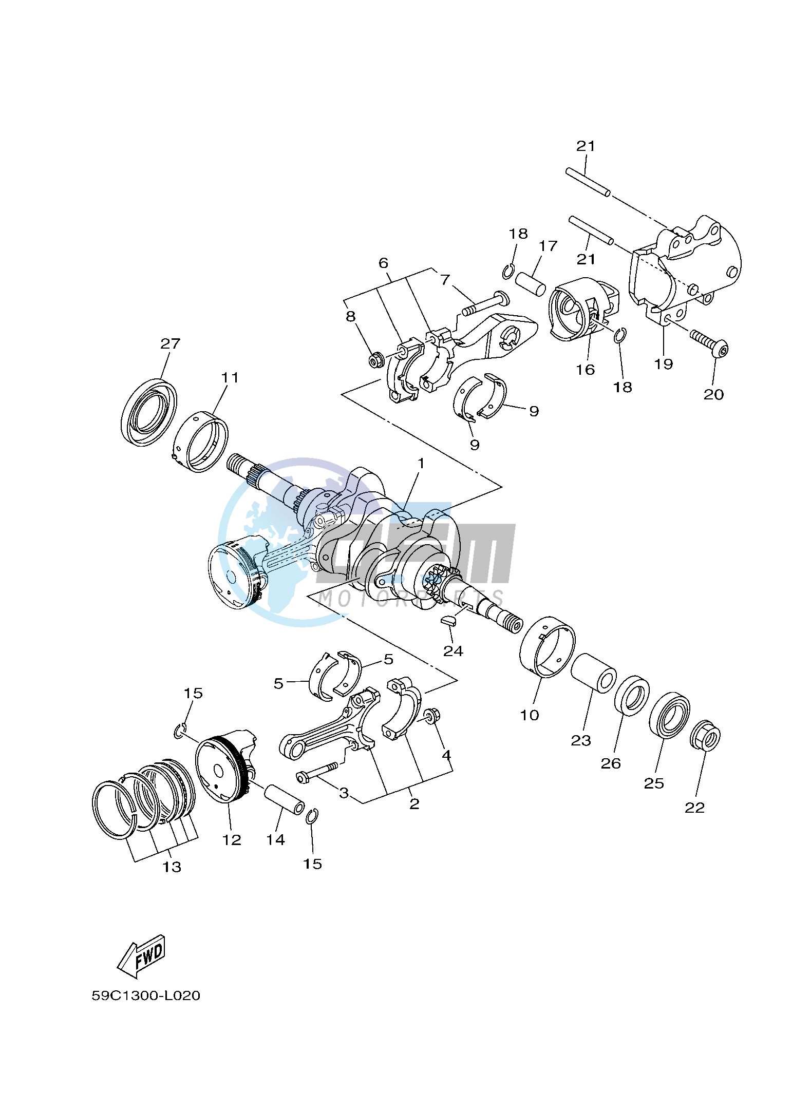 CRANKSHAFT & PISTON