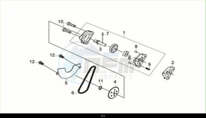 CRUISYM a 300 (LV30W2Z1-EU) (M2) drawing OIL PUMP