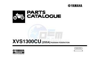 XVS1300CU XVS1300 CUSTOM XVS1300 CUSTOM (2SSA) drawing .1-Front-Page