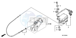 CBR1000RRA Australia - (U) drawing SERVO MOTOR