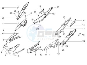 Runner 200 VXR 4t drawing Side cover - Spoiler