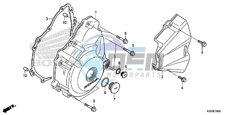 LEFT CRANKCASE COVER