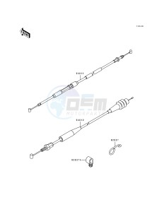 KX 125 J [KX125] (J1) [KX125] drawing CABLE