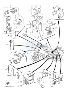 XJ6SA 600 DIVERSION (S-TYPE, ABS) (36DH 36DK) drawing ELECTRICAL 2