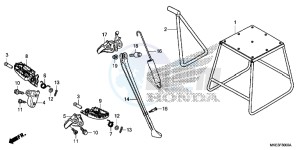 CRF450R Europe Direct - (ED) drawing STEP/STAND