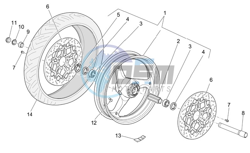 Front wheel