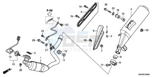 NC700XDD NC700X Dual Cluth ABS 2ED - (2ED) drawing EXHAUST MUFFLER