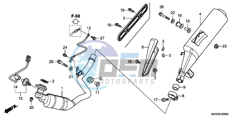 EXHAUST MUFFLER