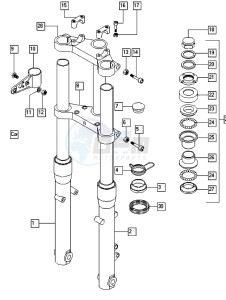 YOUNGST-R_25-45kmh_K8-L0 50 K8-L0 drawing Front fork