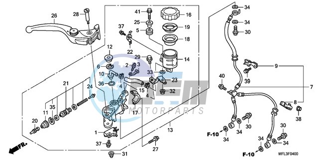 FR. BRAKE MASTER CYLINDER (CBR1000RR)