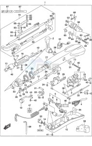 DF 140A drawing Tiller Handle