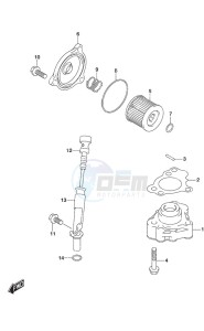 DF 9.9A drawing Oil Pump