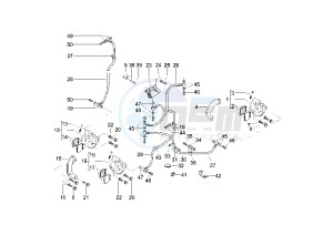 Beverly 500 drawing Brake system