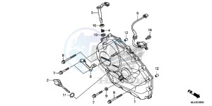 NC750XAE NC750XA Europe Direct - (ED) drawing RIGHT CRANKCASE COVER (NC750X/ XA)