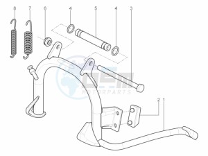 Typhoon 125 4T 2V E3 (NAFTA) drawing Stand/s