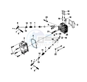 SYMPHONY ST 125 EURO4 L7 drawing CYLINDER HEAD CPL.