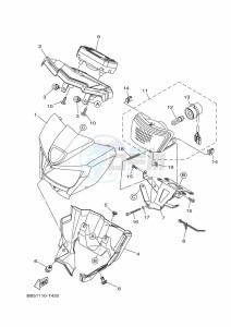 YFM450FWBD KODIAK 450 EPS (BEYB) drawing HEADLIGHT 2