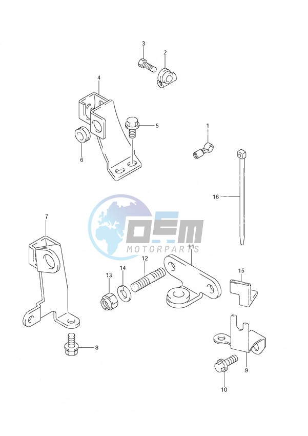 Remocon Cable Holder w/Remote Control