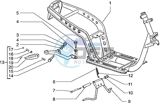 Chassis - Central stand