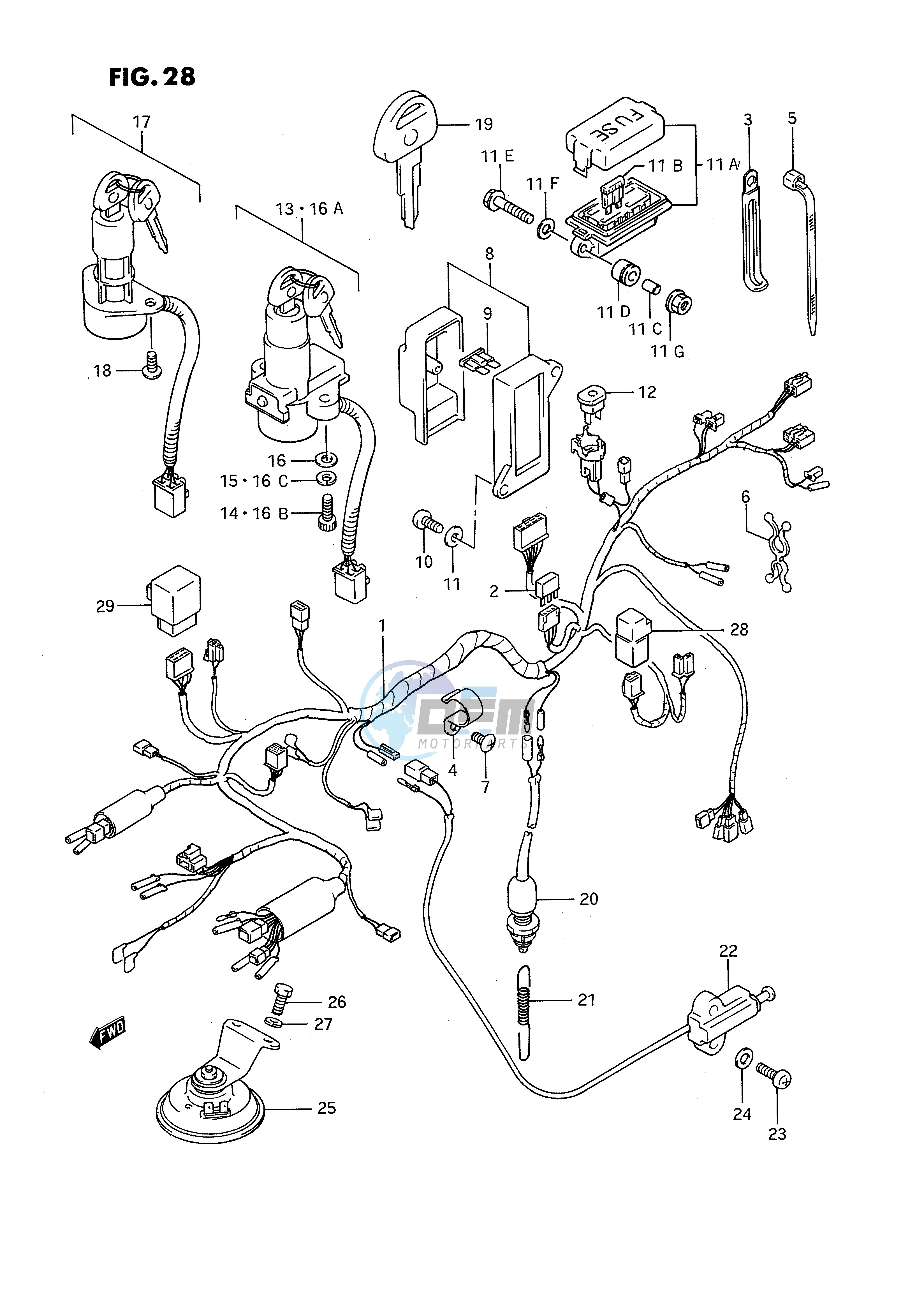 WIRING HARNESS (MODEL J K L M N P)