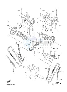 XVS1300A MIDNIGHT STAR (1CS9) drawing CAMSHAFT & CHAIN