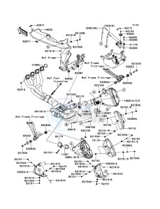 Z1000_ABS ZR1000ECF FR XX (EU ME A(FRICA) drawing Muffler(s)